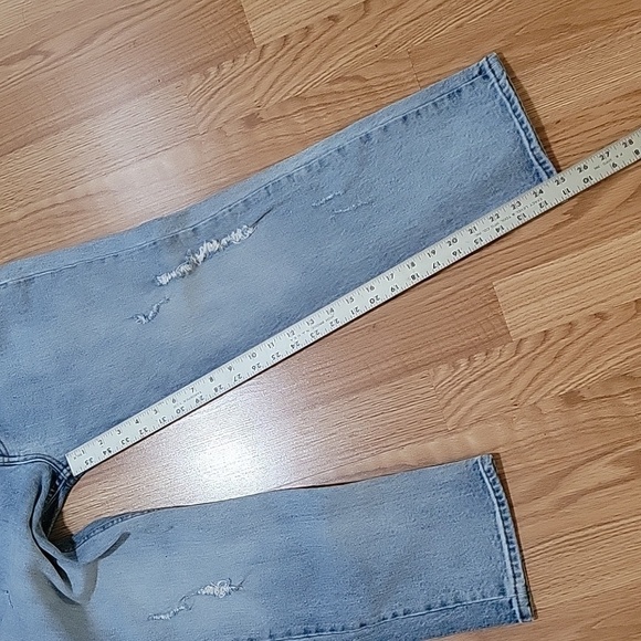 Gap womens high waisted crop distressed button fly jeans - Picture 7 of 7